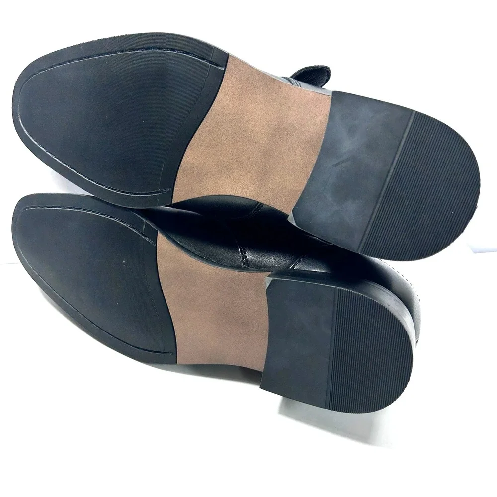 Alfani ‎ Elijah Single Monk Strap Men's Shoe Black 8M